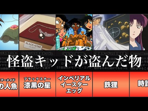 名探偵コナン】怪盗キッドが盗んだものまとめてみたよ！ - YouTube