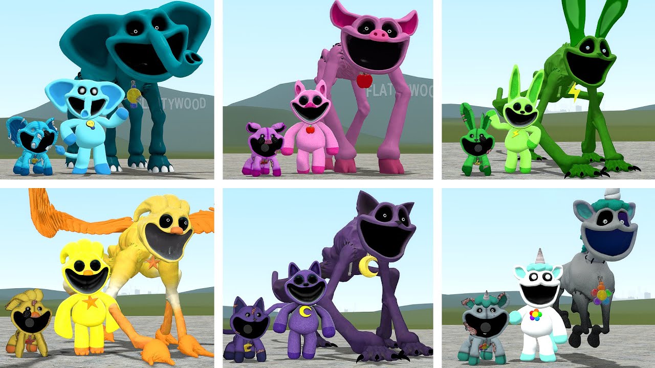 NEW EVOLUTION OF SMILING CRITTERS FROM PLAYTIME CHAPTER 3 in Garrys Mod