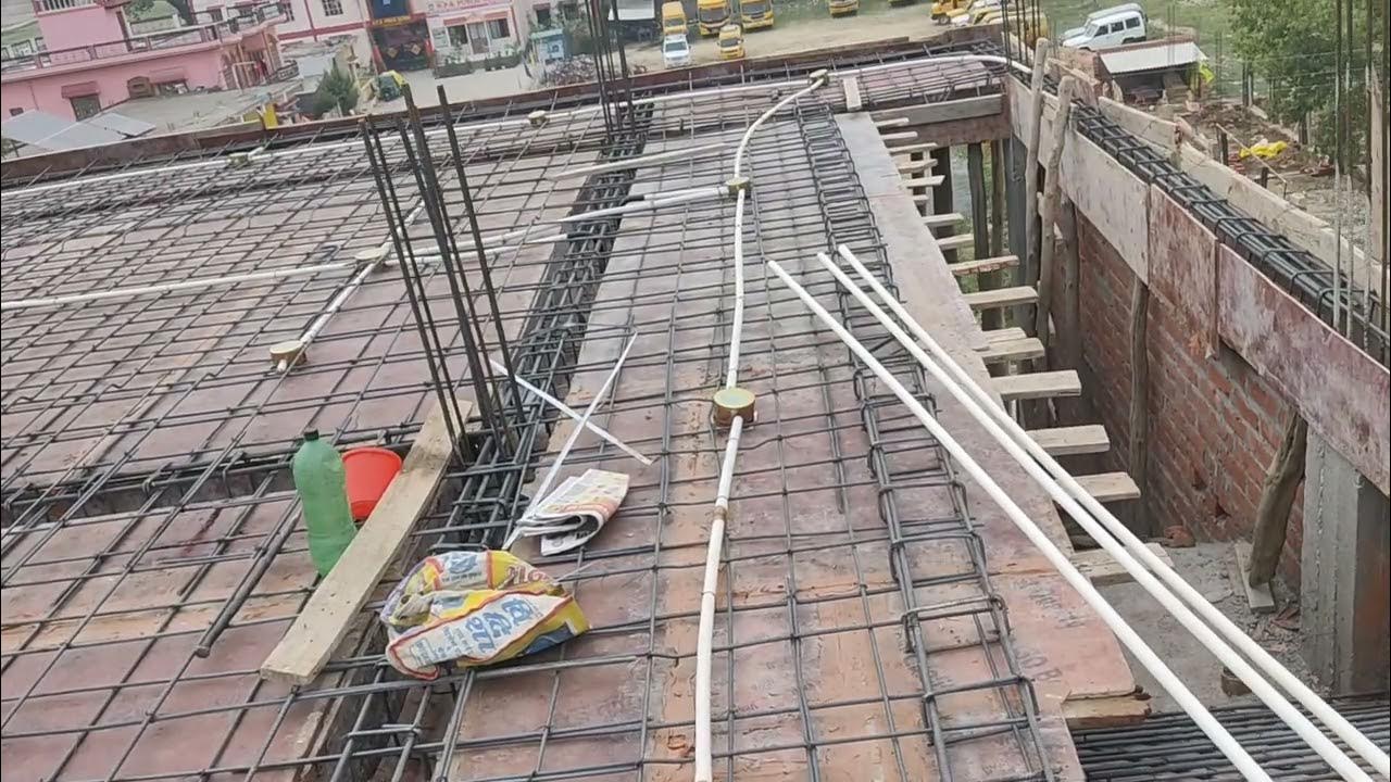 4th floor slab wiring #badlapur #electrical #instalation - YouTube