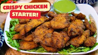 Crispy Chicken Snacks Recipe | Boneless Chicken Starter | Crispy Chicken Bites Ramadan Special