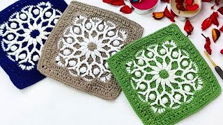 These motifs are amazing  crochet square authentic motif model making