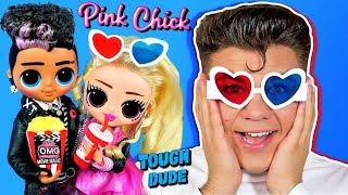 СВИДАНИЕ В КИНО 😍⭐ Парочка Tough Dude & Pink Chick LOL OMG Movie Magic ЛОЛ Сюрприз Бига Егоров