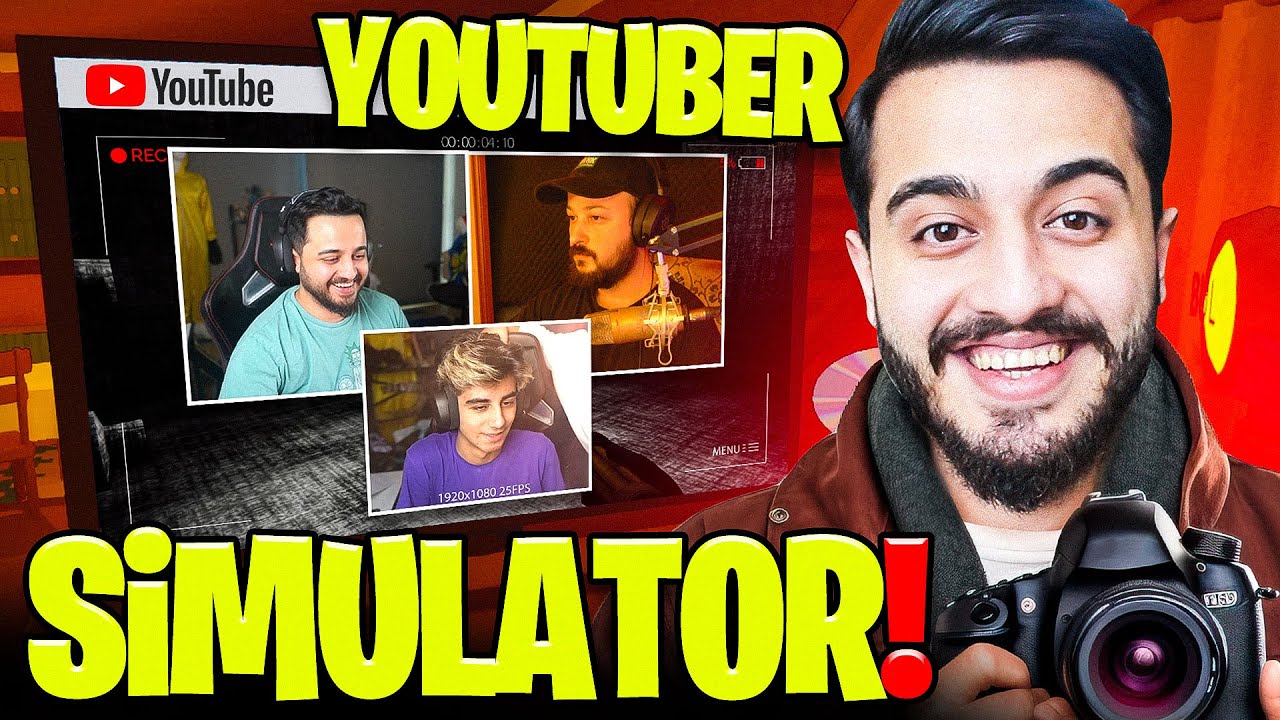EKİPLİ YOUTUBER OLMA SİMÜLATÖRÜ! OYUN İÇİNDE VİDEO ÇEKİP YOUTUBE'A YÜKLÜYORUZ! Content Warning