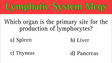 Lymphatic System Mcq |lymphatic system quiz|
