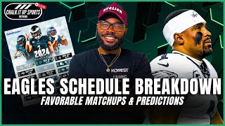 Philadelphia Eagles 2024 Schedule Pros and Cons | Eagles are NFC Favorites? | Chalk It Up Sports