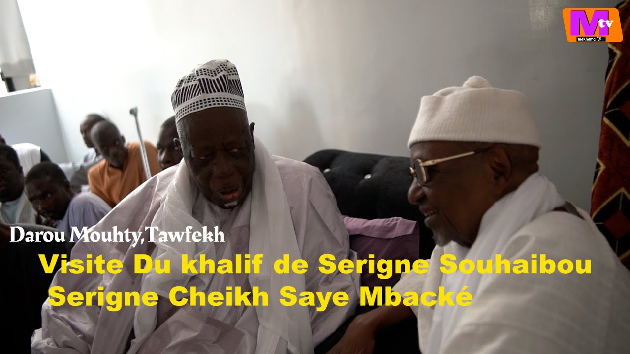 Visite du khalif de Serigne Souhaibou Serigne cheikh Saye aupres du khalif de Darou Mouhty