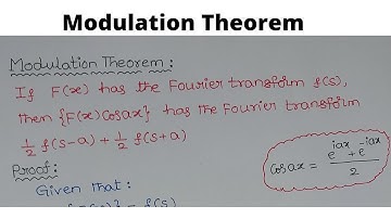Modulation Theorem