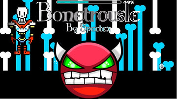 Geometry Dash |Bonetrousle by Spectex (Very Easy Demon)(All 3 User Coins) 60 FPS|