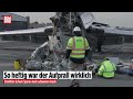 FLUGZEUG-CRASH IN NEW YORK: Neue Aufnahmen das Ausmaß des Unfalls