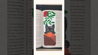 A cat bookmark in boho art. 🧡🤎♥️💚 #creative #bookmark #asmr #acrylic #art #doodle