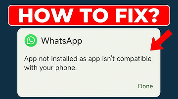 How To Fix App Not Installed As App Isn