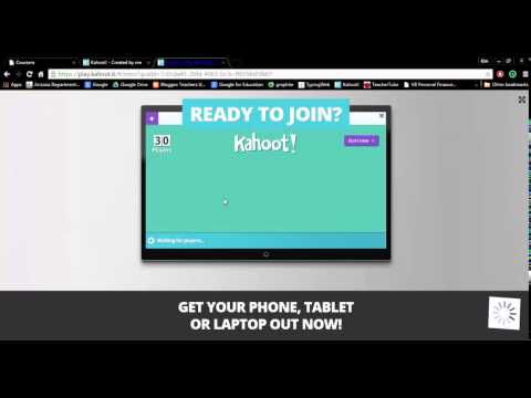 Video: Kahoot! Web 2.0 Tool- Quiz Fremstilling af instruktioner til lærere: 10 trin Video: Kahoot! Web 2.0 Tool- Quiz Fremstilling af instruktioner til lærere: 10 trin