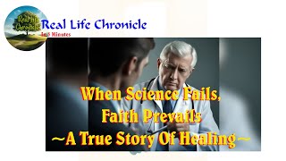 When Science Fails, Faith Prevails – A True Story Of Healing