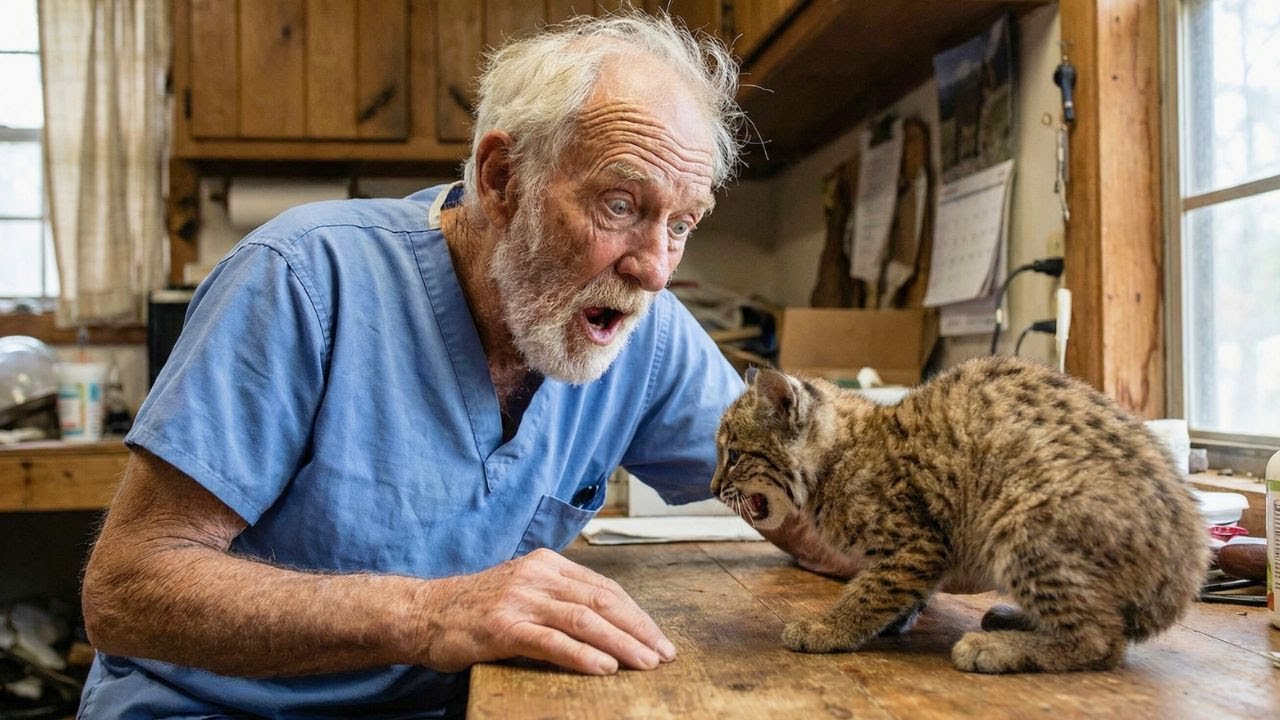 The Bobcat That Spoke One Word — And Healed an Old Man’s Heart