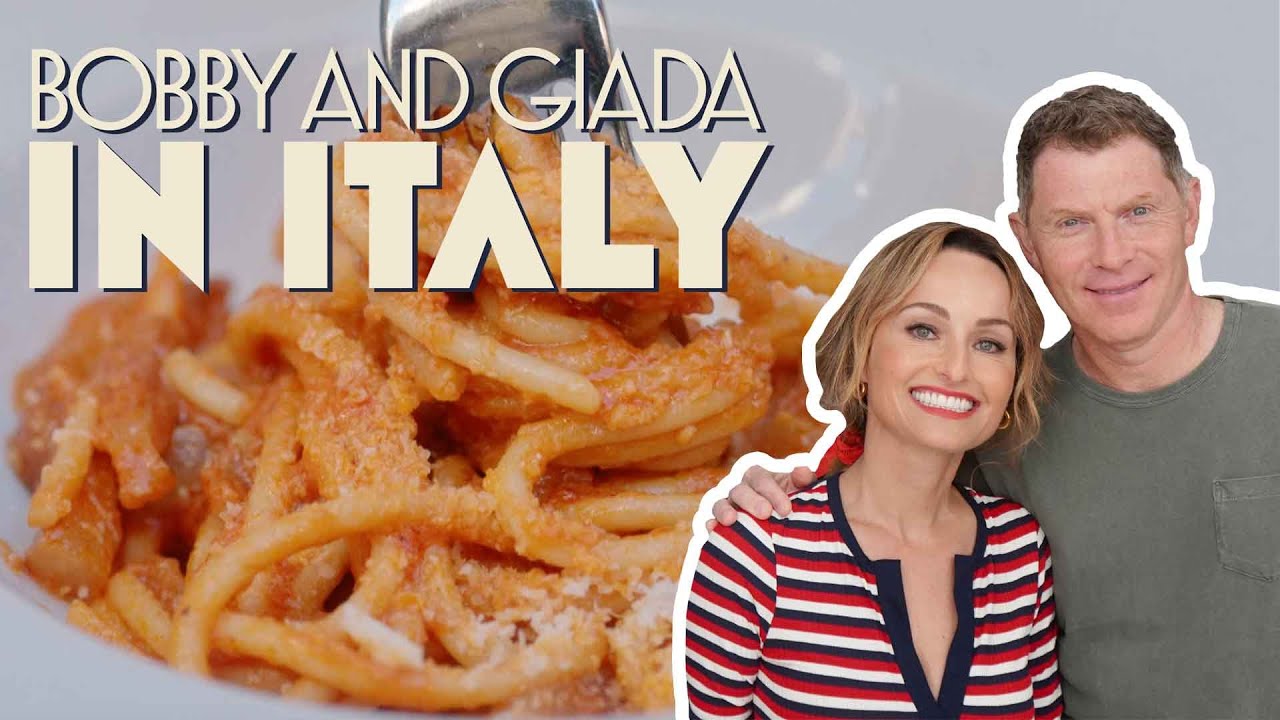 Bobby Flay & Giada De Laurentiis Eat 4 Classic Roman Pastas Bobby and