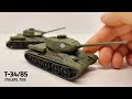 Модель танка Т-34/85 (Italeri, 7515). Сборка и окраска