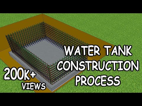 Water Tank Construction Process | Step by Step | Rebar