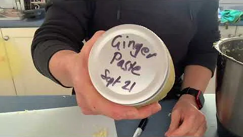 Ginger Paste in the Thermie