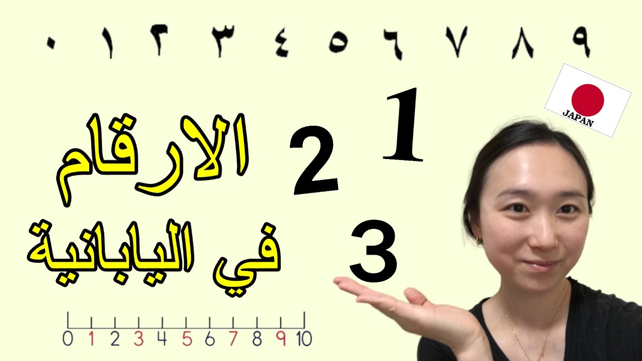 【NUMBERS IN JAPANESE 0－10】تعلم الارقام   في اللغة اليابانية