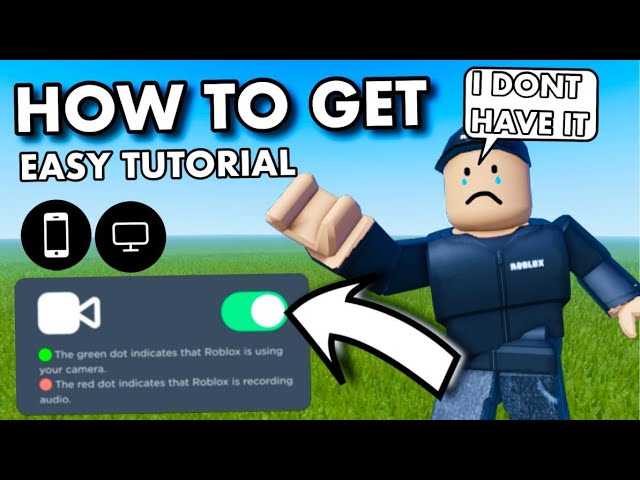 How to get face tracking feature on roblox mobile- Full tutorial on roblox  facetracking 