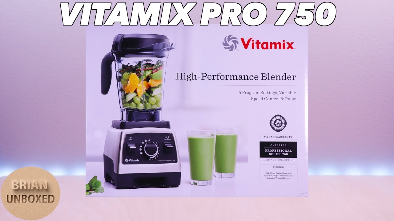 Vitamix Professional Series 750 Heritage Collection Stainless Steel Blender