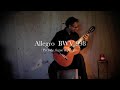 Allegro bwv 998  js bach richard lesprance guitare