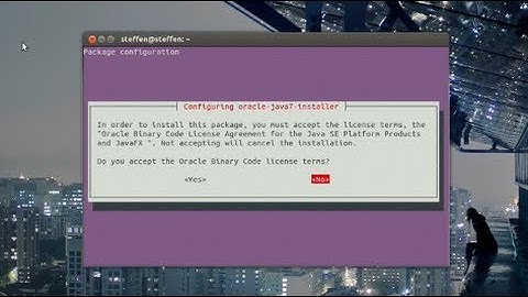 Install Oracle Java 7 in Linux - Ubuntu 12.10