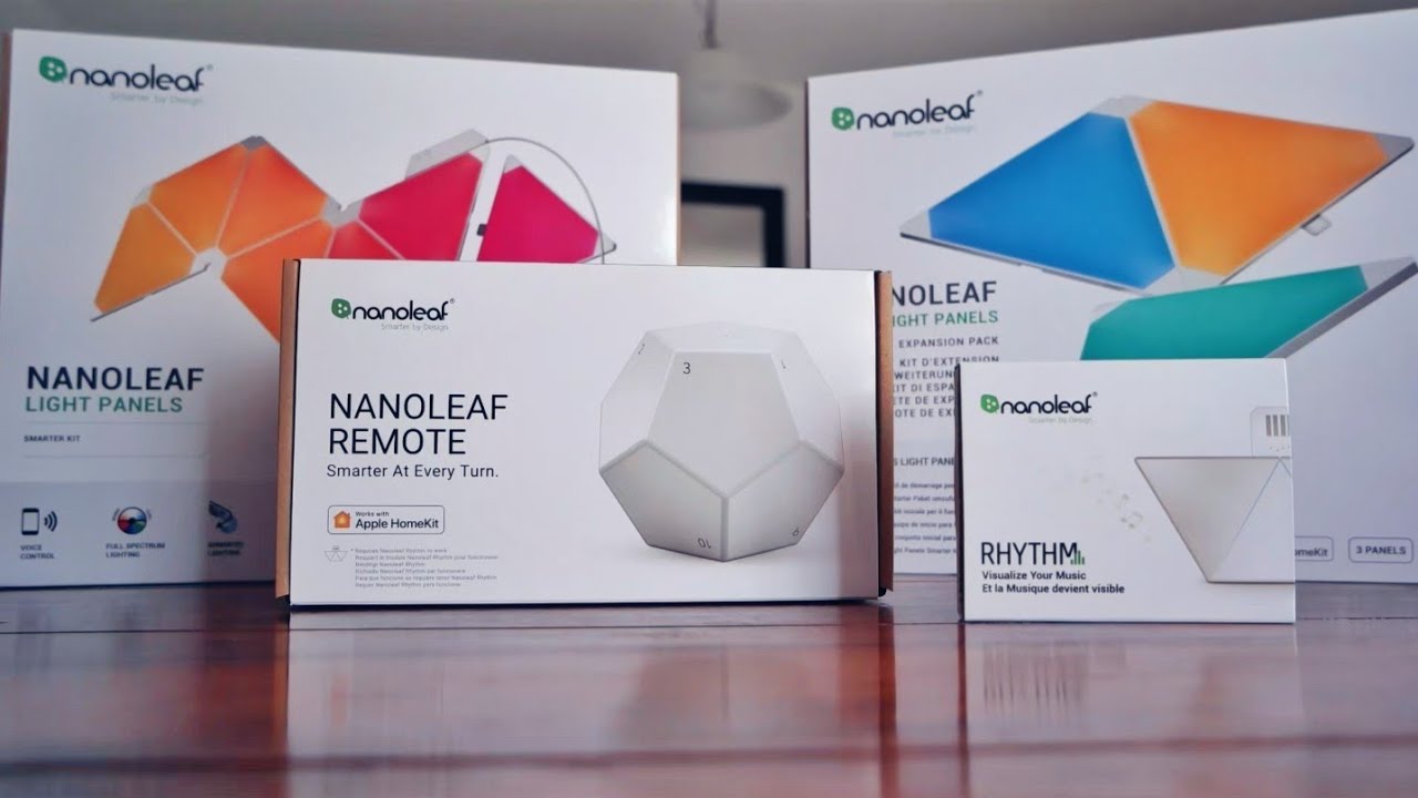 Mega-Unboxing - Nanoleaf Smart Kit, Expansion Pack, Remote und Rhythm ...