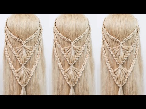 Triple Braided Viking Hair For Beginners - Half Up Half Down, Perfect For Long Hair - Easy Braid!