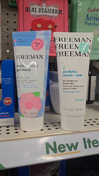 Freeman Masks - Moisturizing Gel & Purifying Cream!