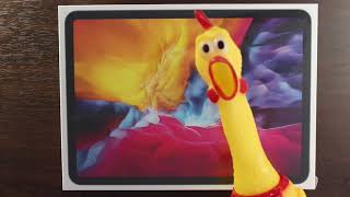 Rubber Chicken vs iPad Pro Unboxing