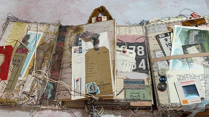 The MOST GORGEOUS junk journal folio // lets desig...