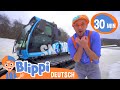 Blippi besucht einen Skiort - Blippi | Moonbug Kids Deutsch