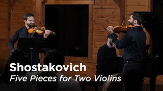 Shostakovich: Five Pieces for Two Violins and Piano - William Hagen, Eric Boruff, and Tomasz Robak