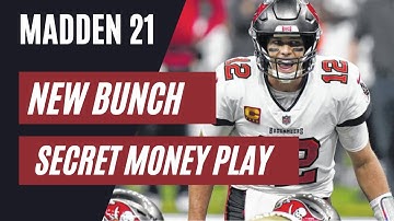 New Bunch Secret Glitch Money play Madden 21Offense tips