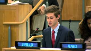 Australian Youth Representative 2013 at the UN General Assembly, New York