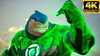 King Shark Becomes Green Lantern Transformation Scene - Suicide Squad Kill The Justice League (2024)