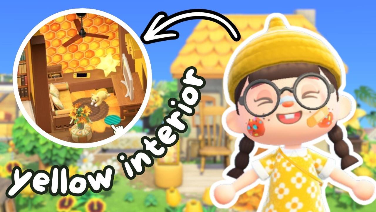 Decorating the inside of a yellow house for Goldie!