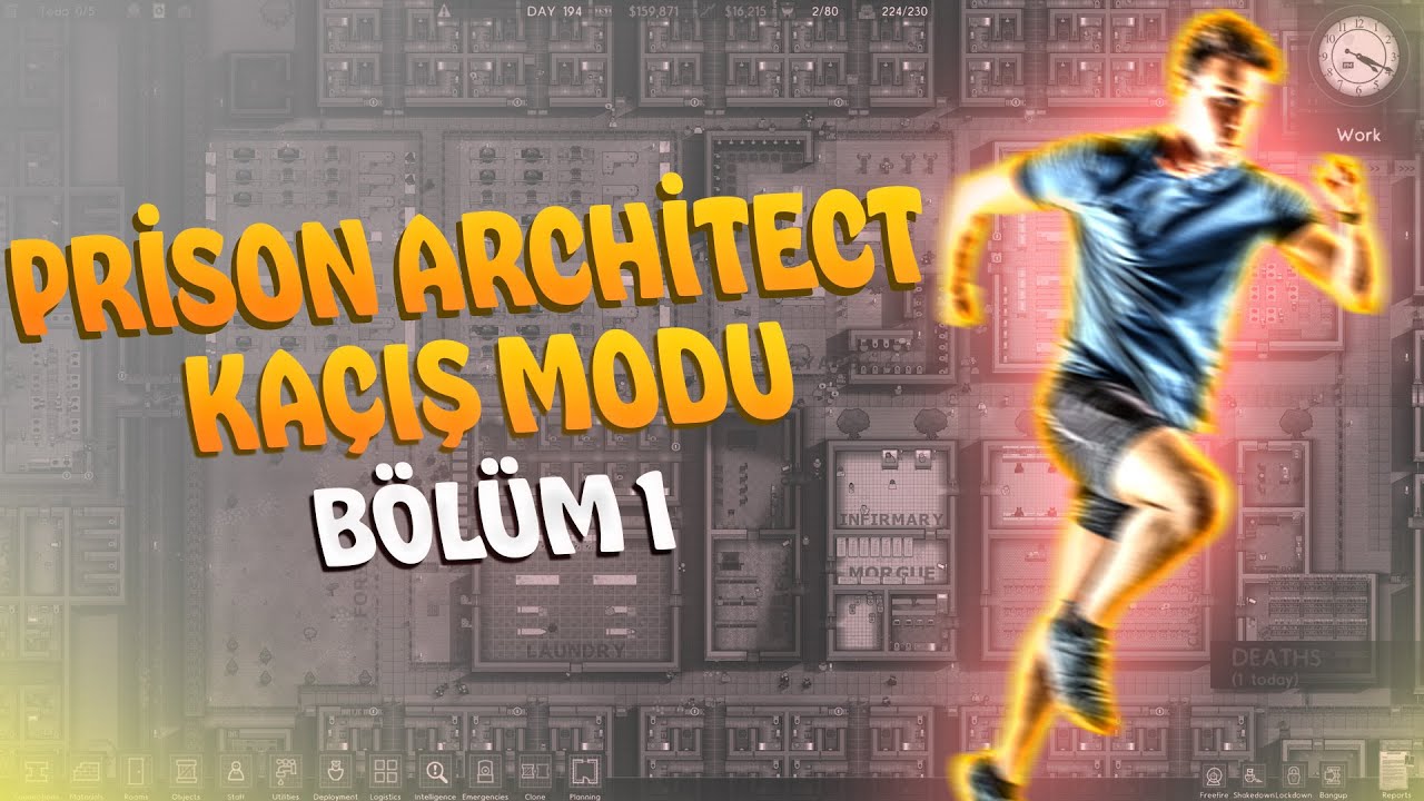 Tek Bölümde İşlem Tamam - Prison Architect Türkçe Kaçış Modu B 1