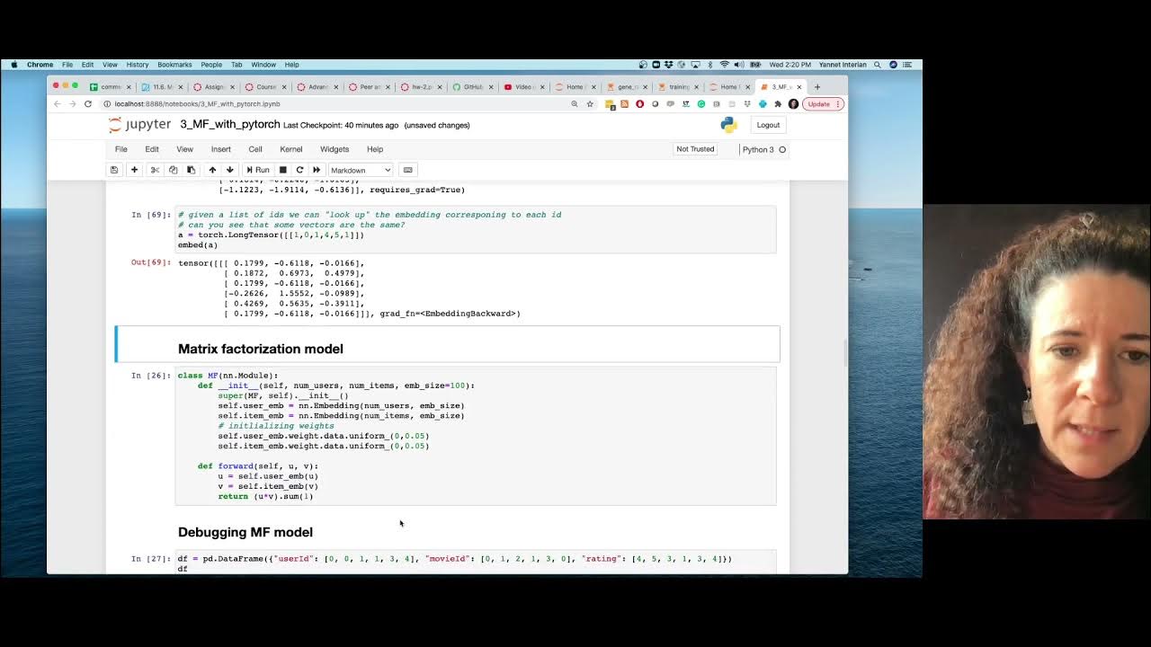 Lecture 3 Part B Matrix Factorization with PyTorch YouTube