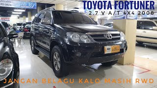 Toyota Fortuner 2.7 V At 4X4 2008 An50 In Depth Review Indonesia
