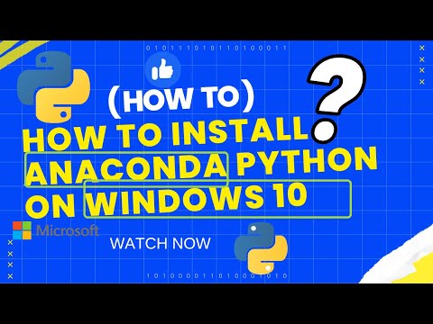 how to install anaconda python on windows 10 Urdu/Hindi