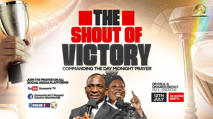 COMMANDING THE DAY MIDNIGHT PRAYER || THE SHOUT OF VICTORY || 12-07-2025