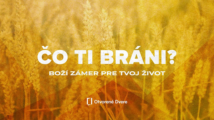 ČO TI BRÁNI? Boží zámer pre tvoj život | M. Moyzes | 29.6.2025 | 10:00h | LIVE STREAM🔴