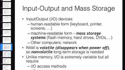 COMP125 - Principles of Computing - Computer Organization - I/O and ALU