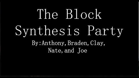 Bloc Synthesis Project, EDFN 211/241