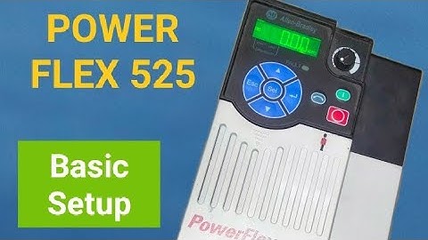 Power flex 525 Vfd Basic programming.( in Hindi )keypade control