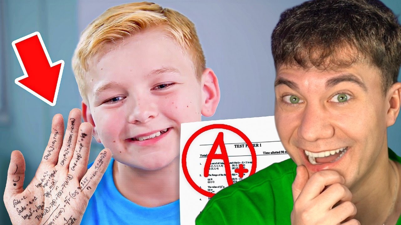 DÍTĚ PODVÁDÍ PŘI TESTU!