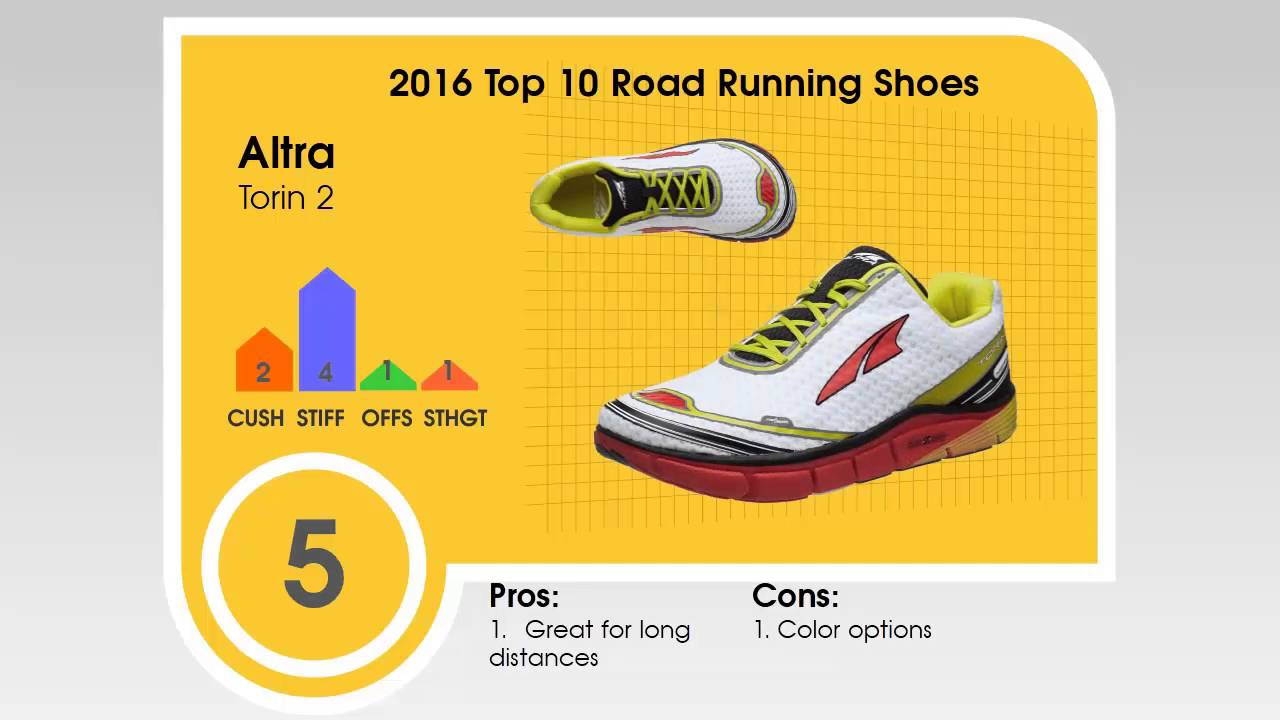 2016 Top 10 Road Running Shoes YouTube