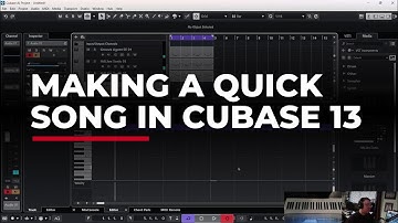 Cubase 13 - Getting Inspired With Making a Quick Song